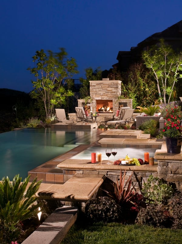 Outdoor Living Areas with Pools