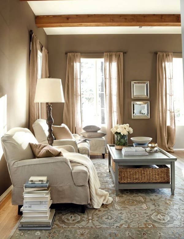 43 Cozy and warm color schemes for your living room