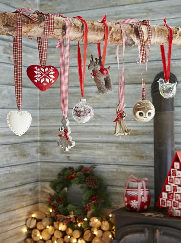 White Paper Cutout Christmas Hanging Garlands Ceiling Christmas Decoration 