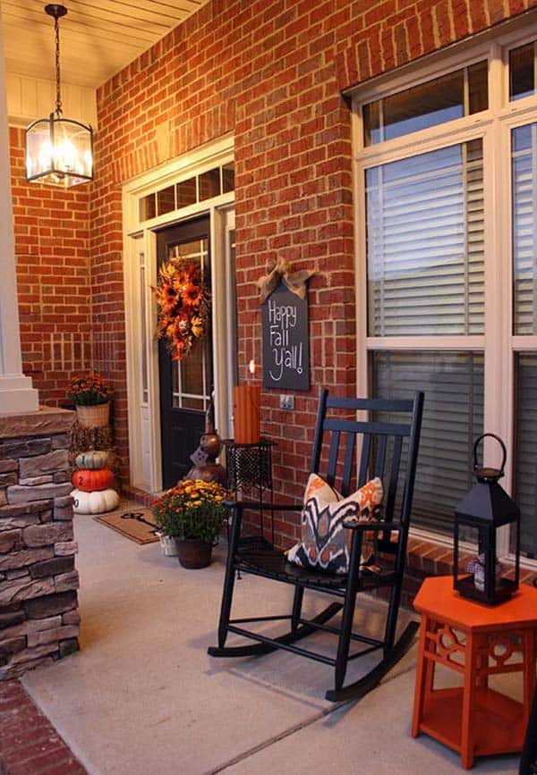 40 Amazing fall-inspired front porch decorating ideas