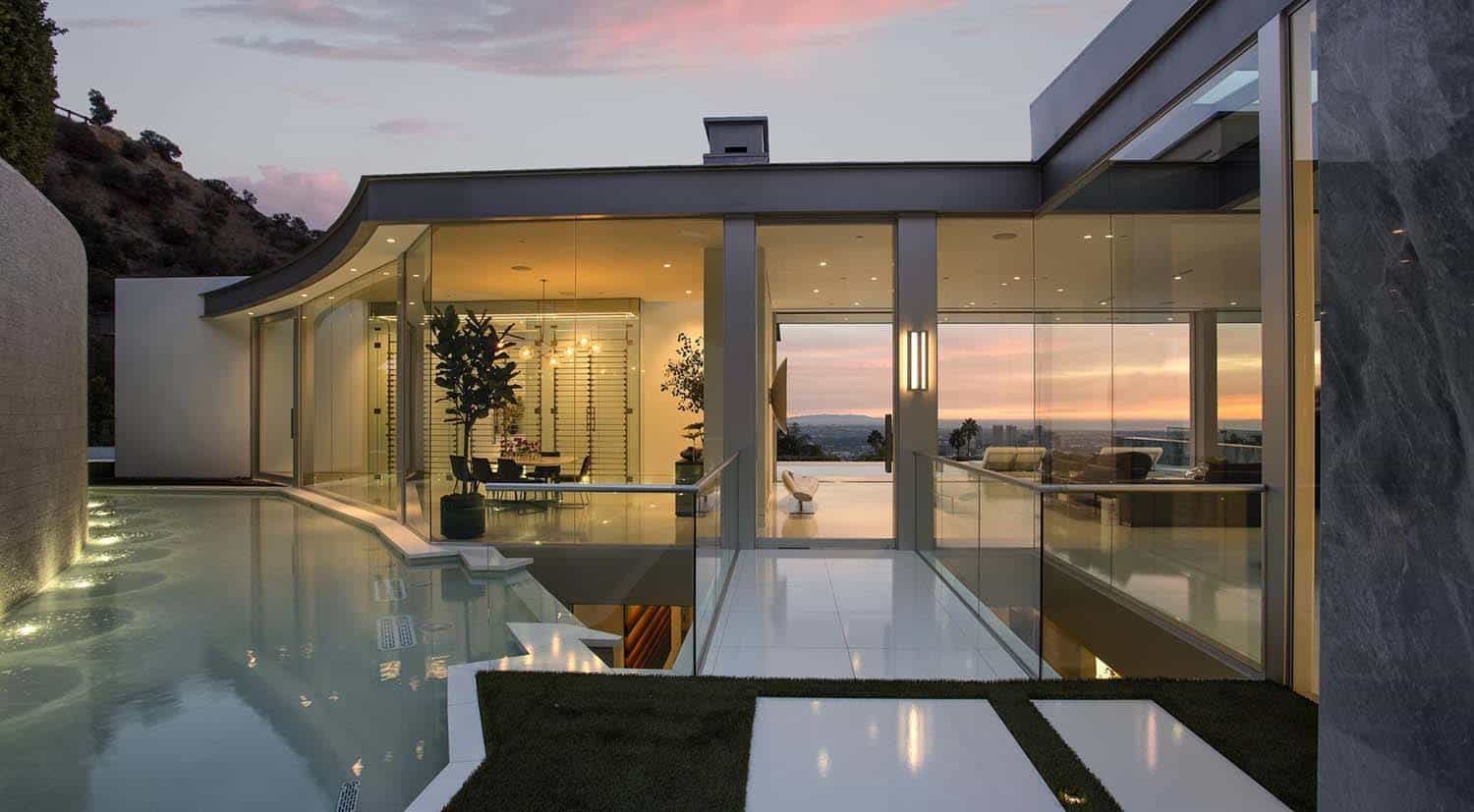 Epic architectural masterpiece overlooking the Hollywood Hills