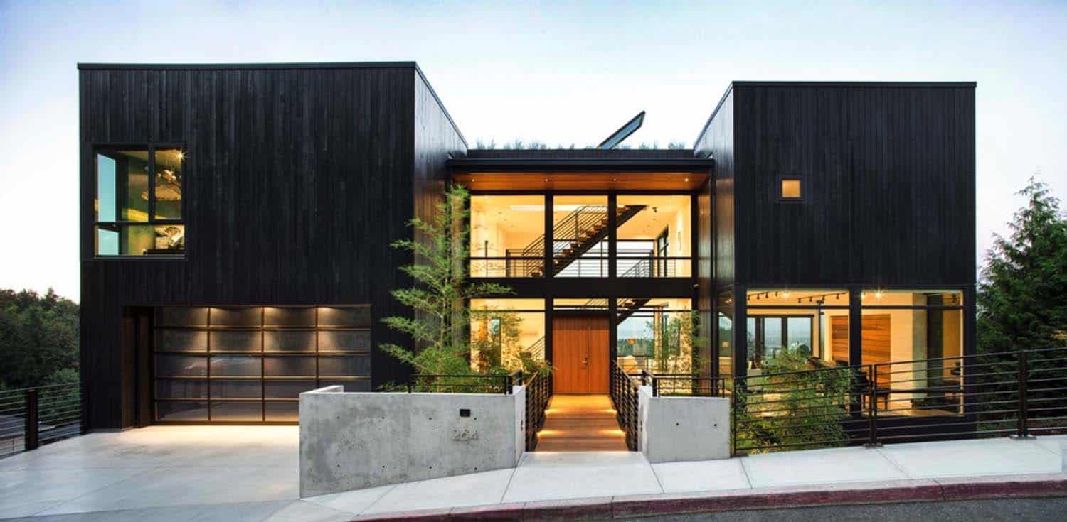 Multi-level home designed around music and family in Portland