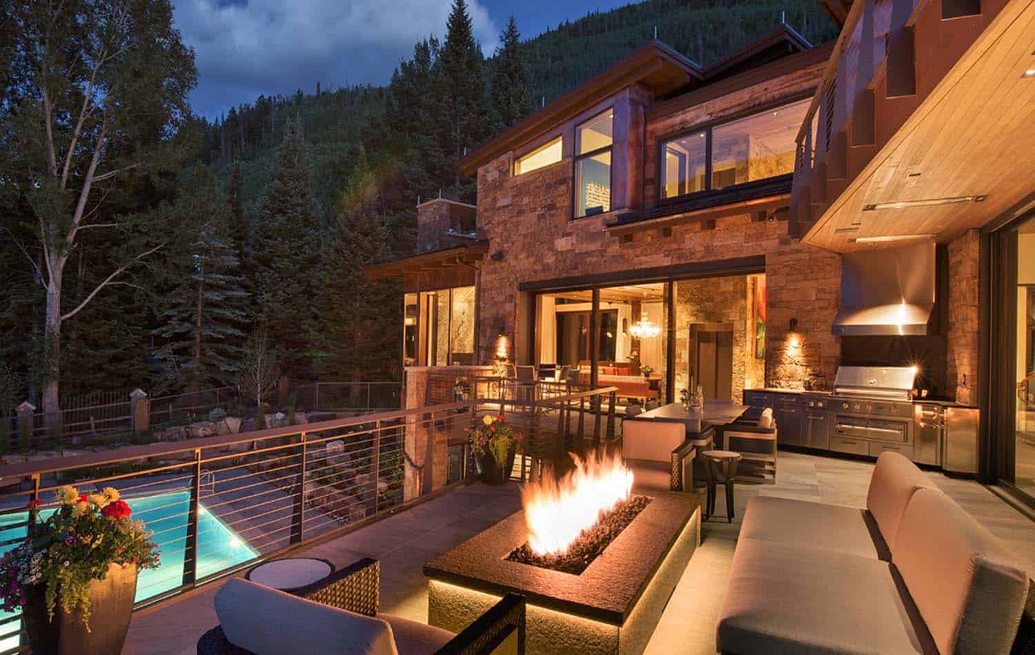 Sumptuous mountain contemporary home in Vail, Colorado
