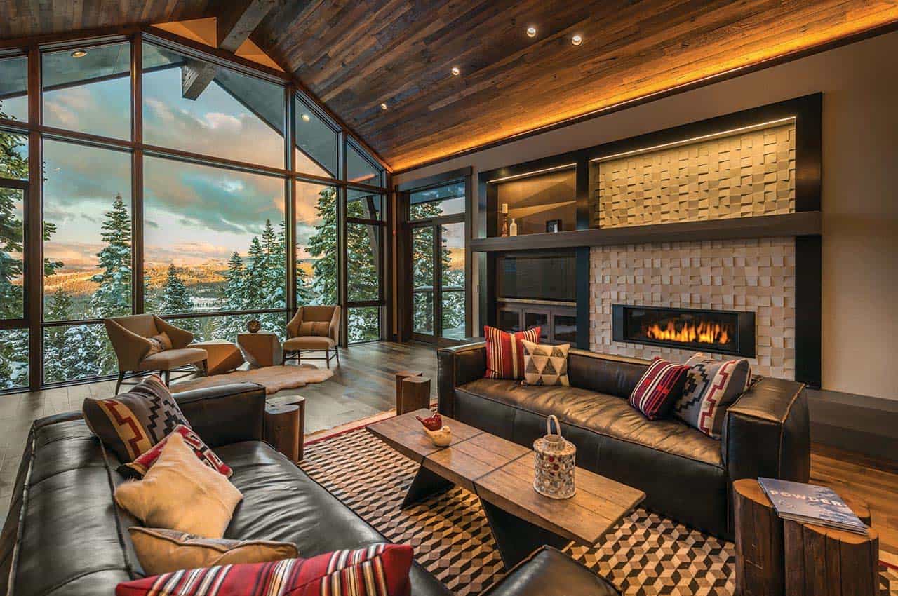 Mountain modern ski retreat with breathtaking views in Lake Tahoe