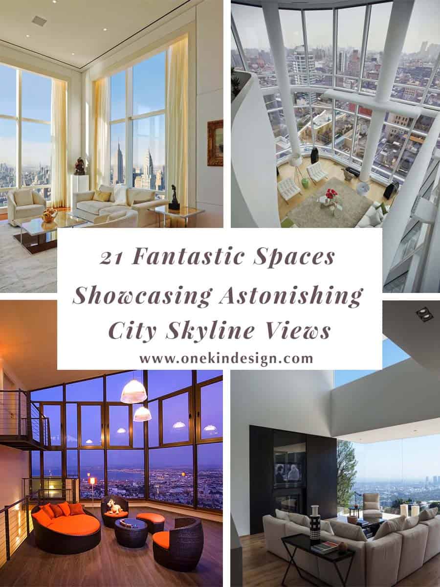 21 Fantastic spaces showcasing astonishing city skyline views