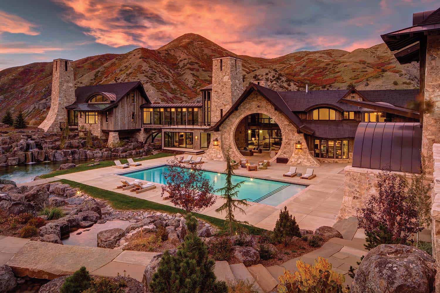 Insane mountain dream home with views of the Wasatch Range, Utah