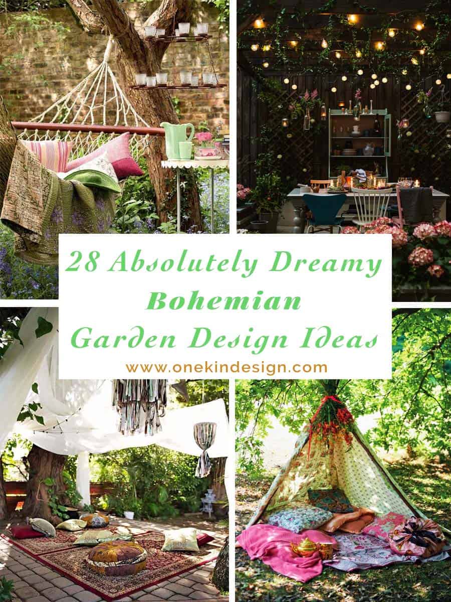 28 Absolutely dreamy Bohemian garden design ideas
