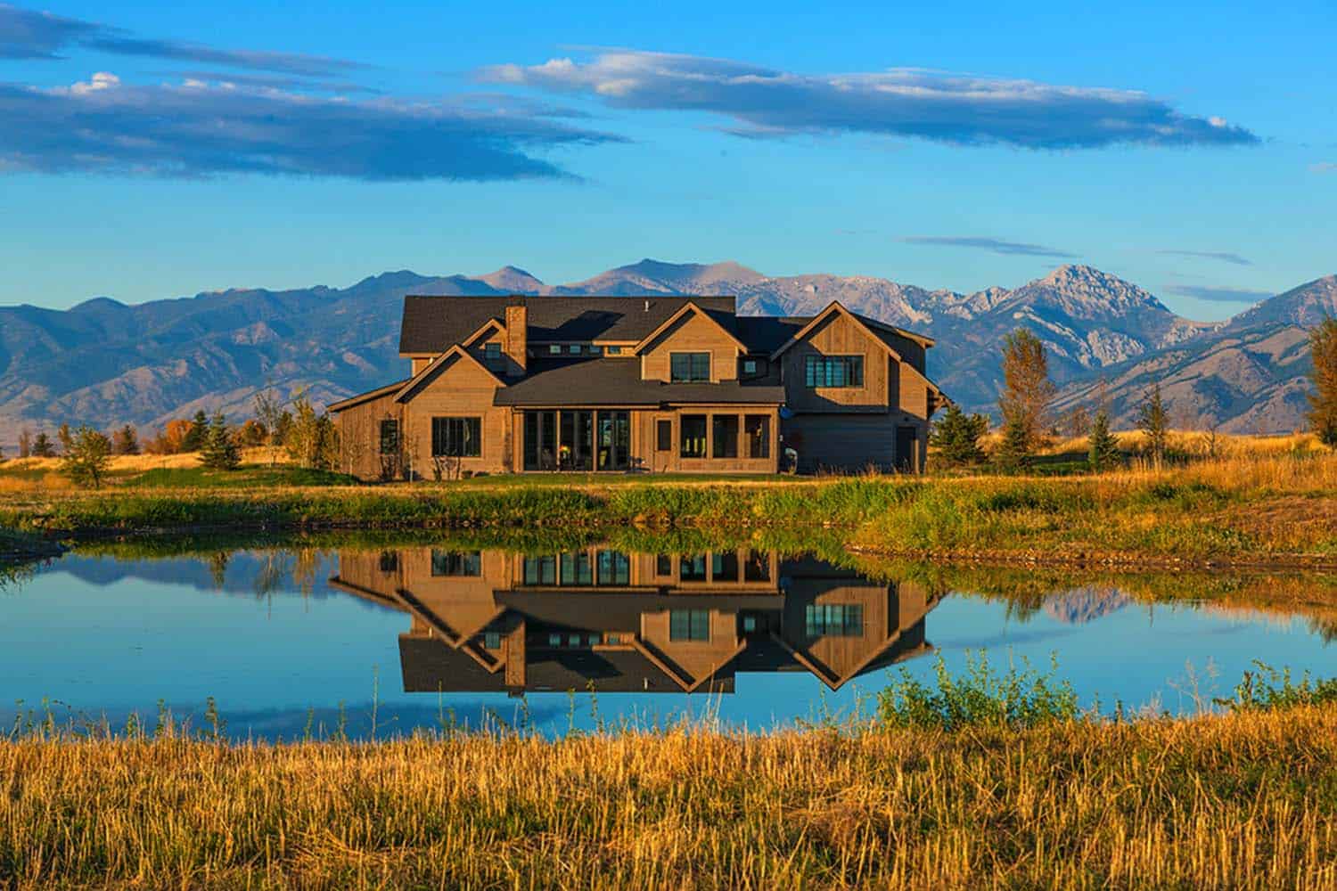 Modern farmhouse in Montana with surprising details throughout