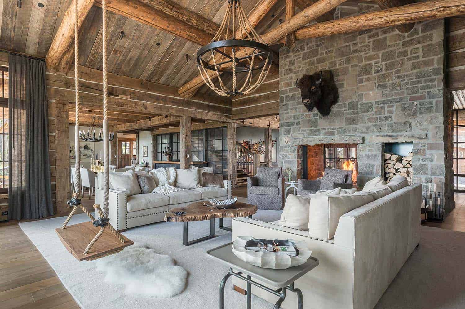 A rustic chic family hideaway in Big Sky: Freedom Lodge
