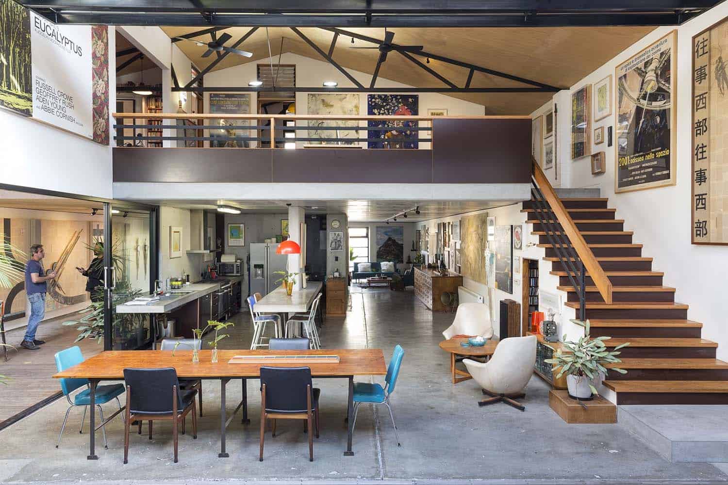 Chic industrial warehouse in Australia offers sleek urban living