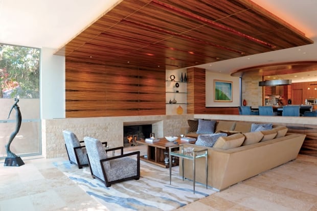 Beach house with Santa Monica Mountain views