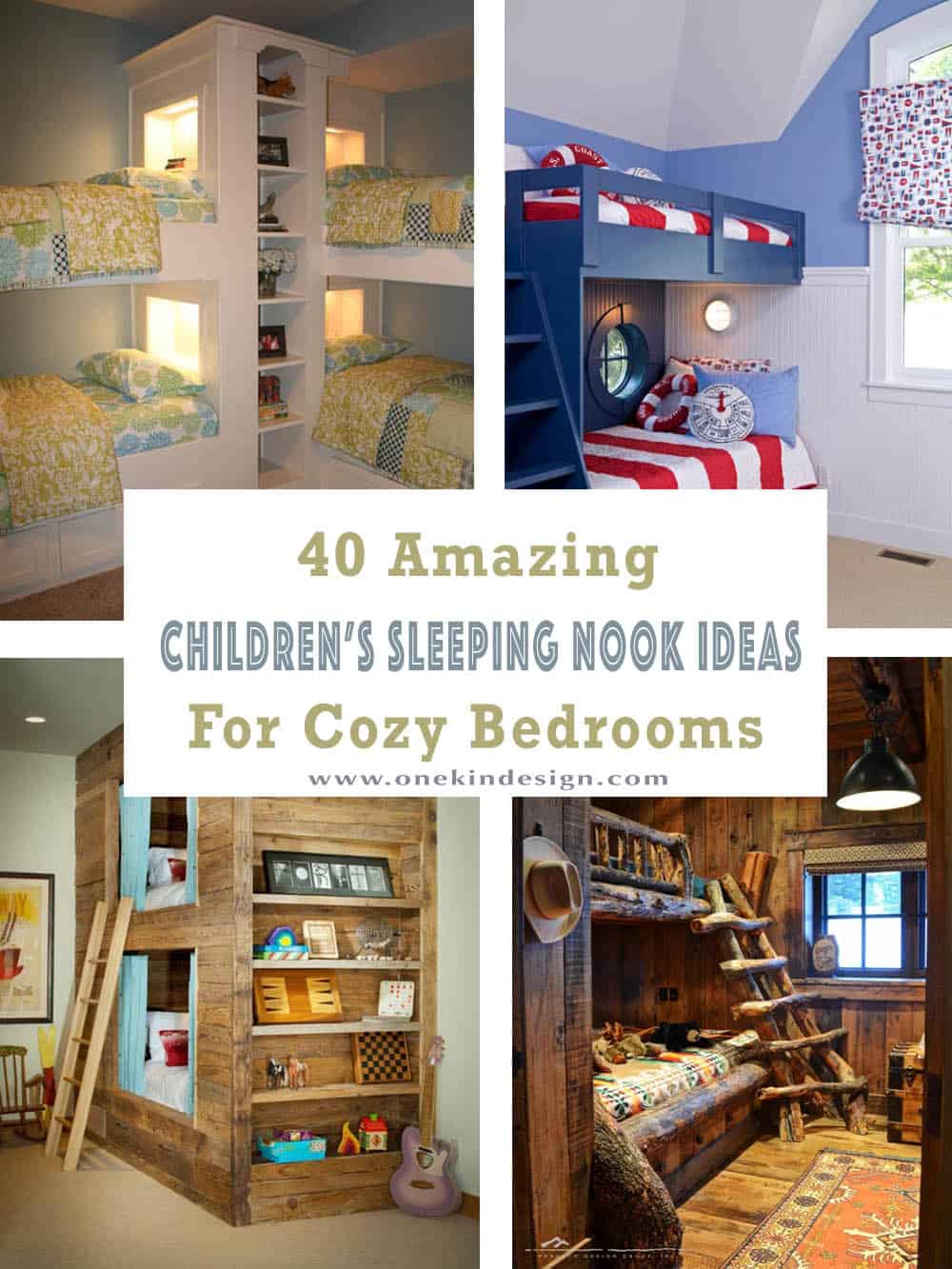 children's sleeping nook ideas for cozy bedrooms