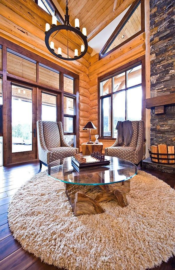 Okanagan Log Home-Sticks and Stones Design Group-15-1 Kindesign