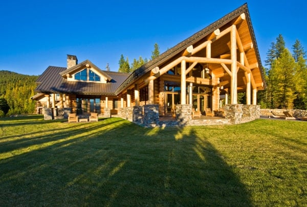 Okanagan Log Home-Sticks and Stones Design Group-28-1 Kindesign