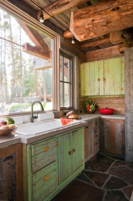 53 Sensationally Rustic Kitchens In Mountain Homes