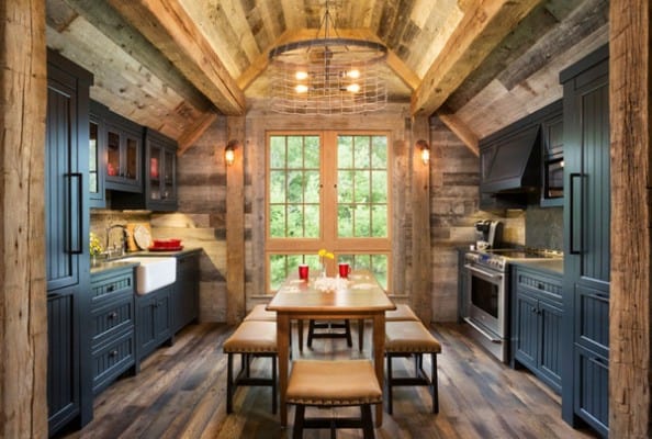 53 Sensationally Rustic Kitchens In Mountain Homes