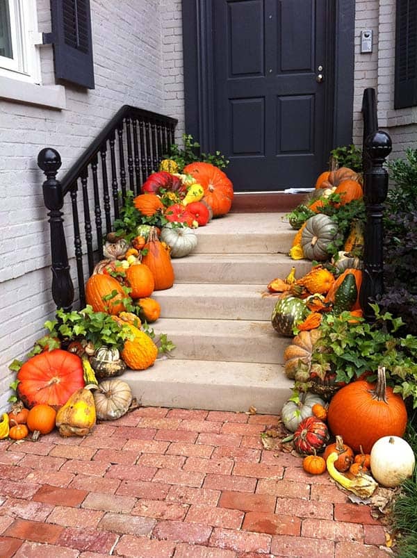 40 Amazing fall-inspired front porch decorating ideas