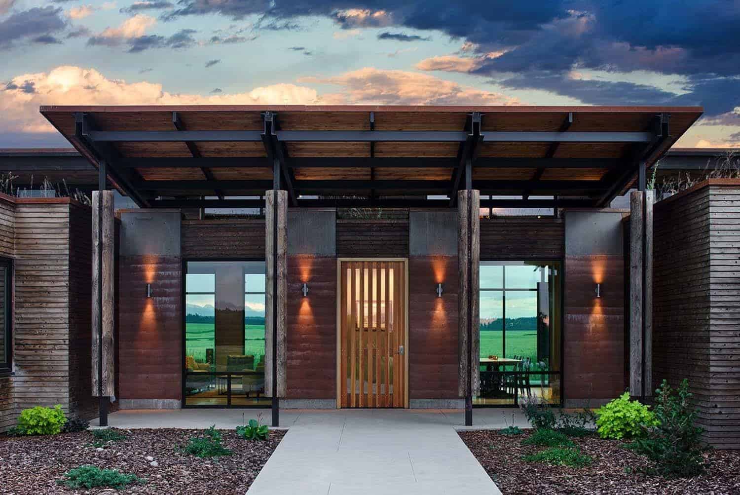 Rammed Earth House-Ward Blake Architect-02-1 Kindesign