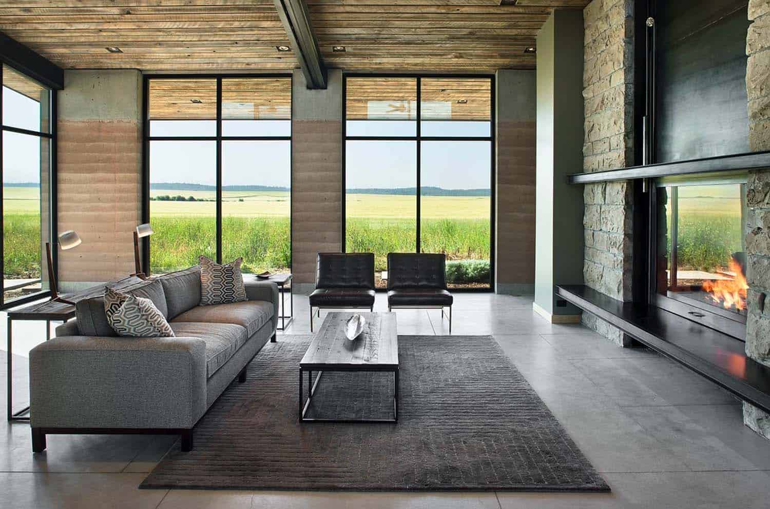 Rammed Earth House-Ward Blake Architect-07-1 Kindesign