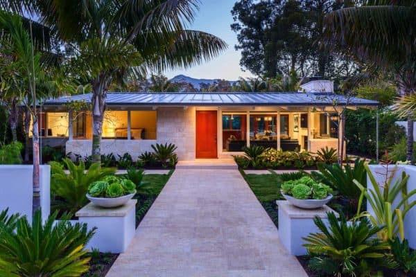 featured posts image for Artfully redesigned mid-century beach villa in Montecito