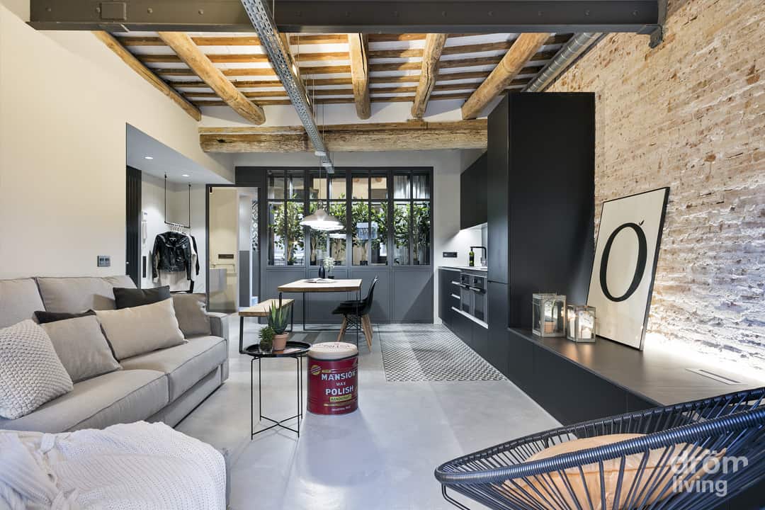 Industrial Apartment Design-Drom Living-01-1 Kindesign