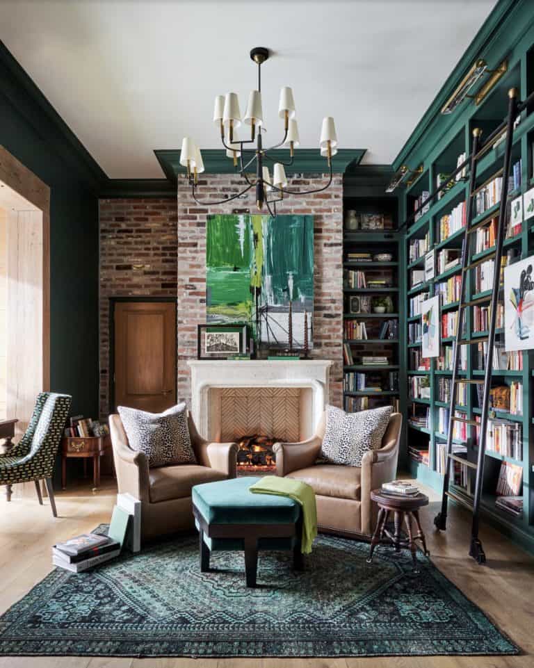 40 Dreamy Home Offices With Libraries For Creative Inspiration