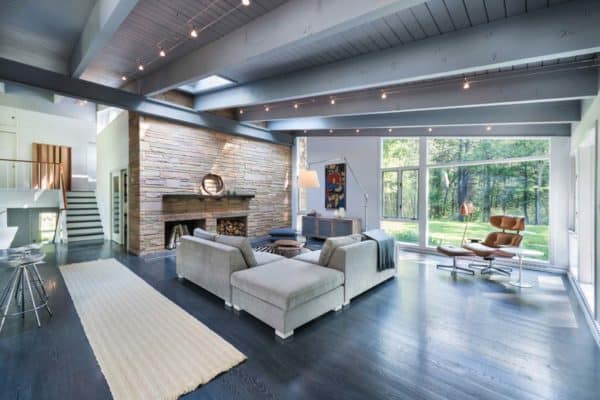 featured posts image for Mid-century modern remodel in Massachusetts opens to the outdoors