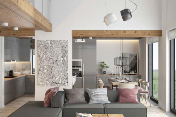 featured posts image for Fresh contemporary living space with minimalist tones in Ukraine