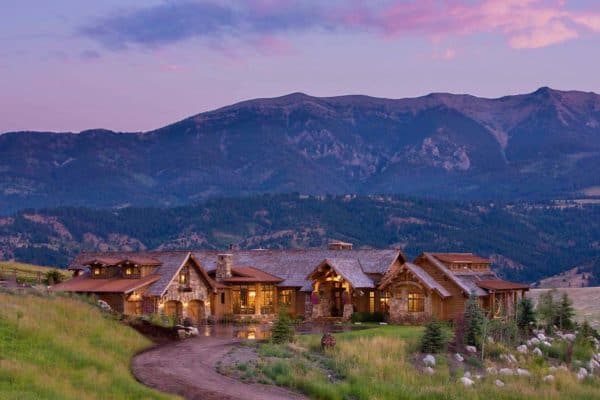 featured posts image for Breathtaking rustic retreat with postcard views of the Bridger Mountains