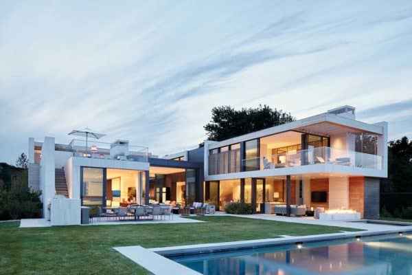 featured posts image for Sumptuous two-level modern waterfront property on Sag Harbor Bay