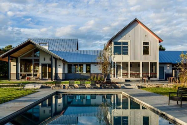 featured posts image for Step into this beyond gorgeous Vermont retreat nestled in a peaceful meadow