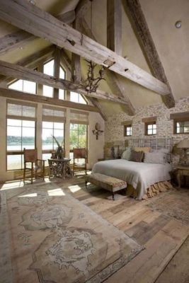 38 Stunning interior living spaces with exposed ceiling trusses