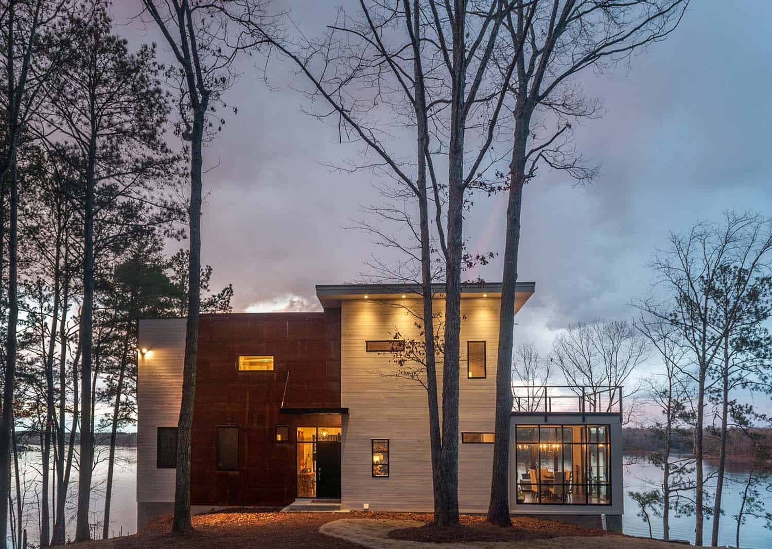 Modern Lake House-Christopher Architecture-03-1 Kindesign