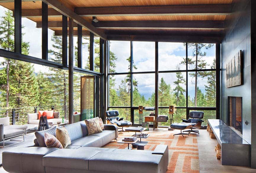 Modern Living Rooms Forest Views-02-1 Kindesign
