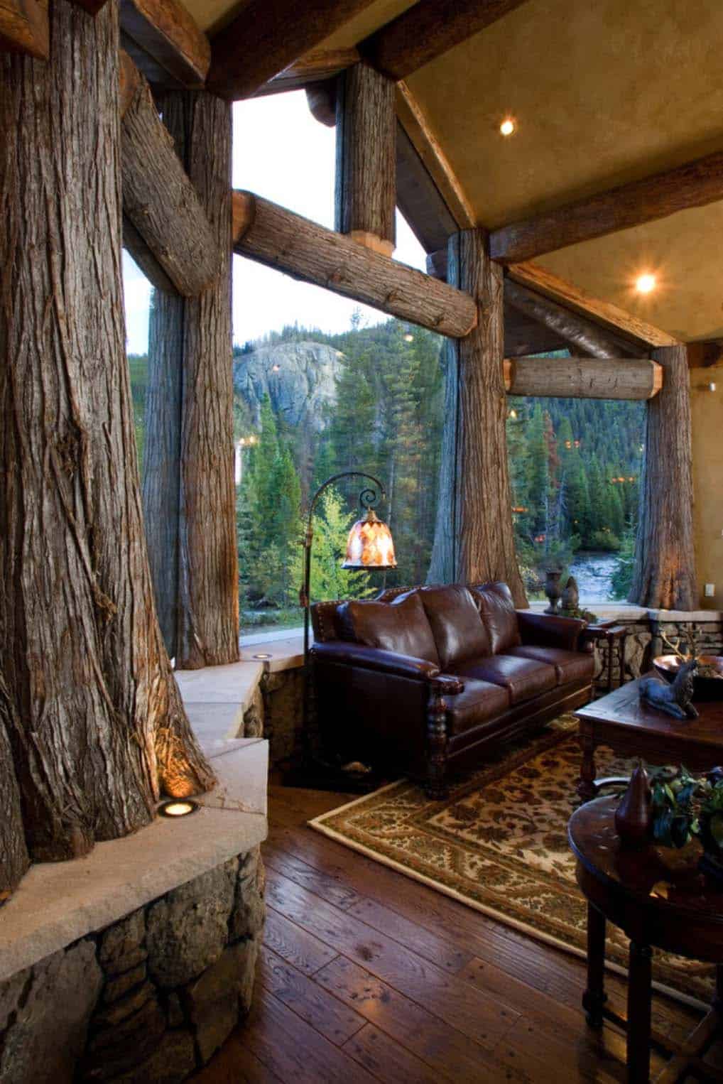 Modern Living Rooms Forest Views-13-1 Kindesign