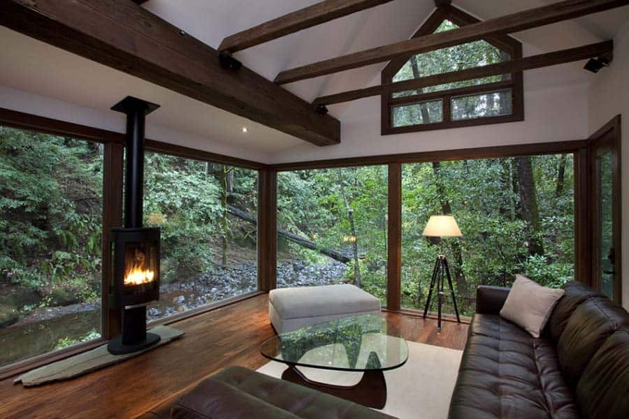 Modern Living Rooms Forest Views-21-1 Kindesign