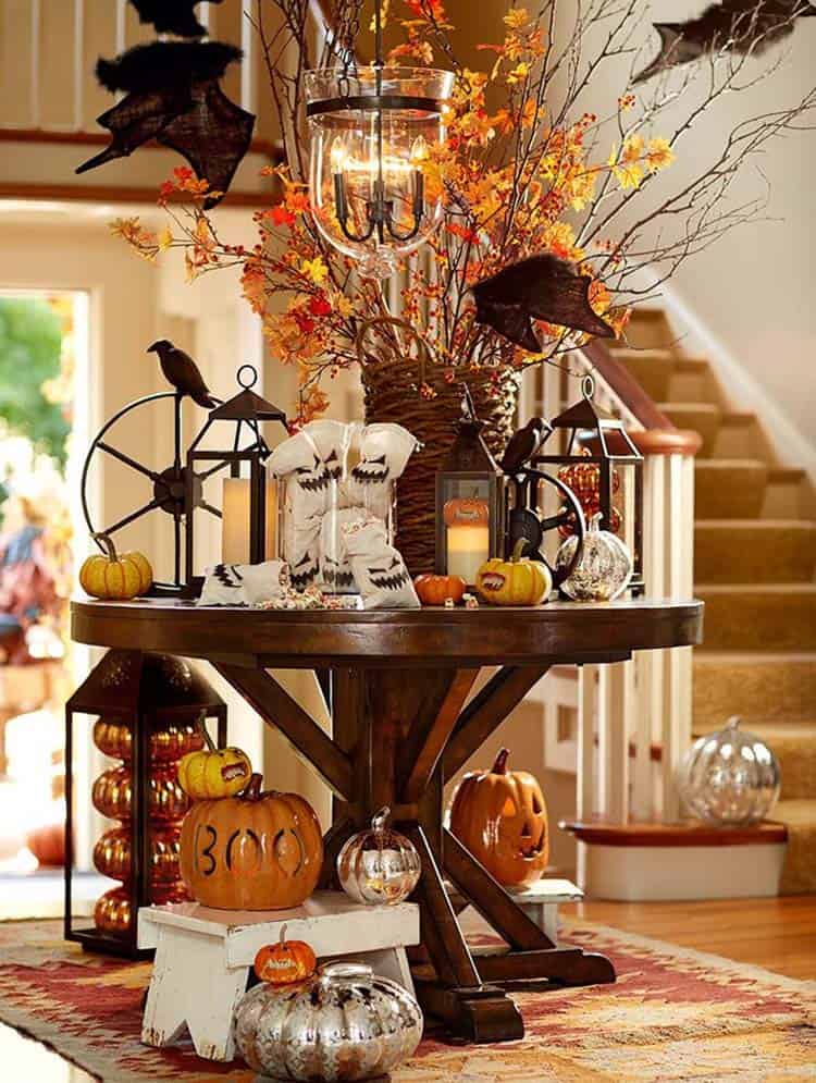 Fall-Inspired Entryway Decorating Ideas-07-1 Kindesign