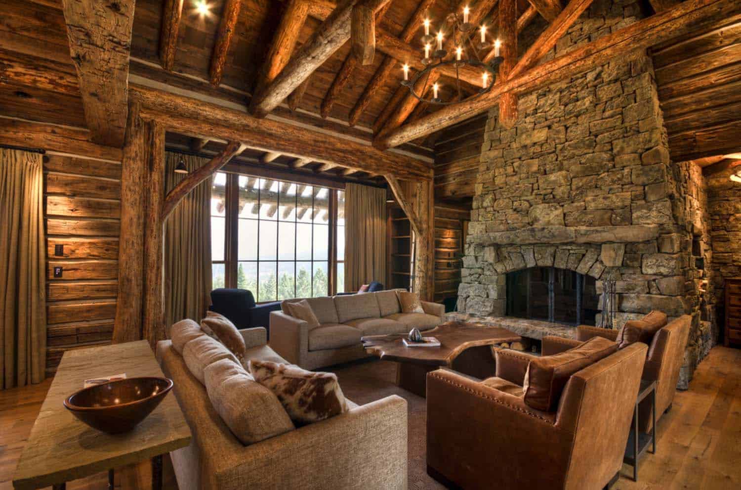 Rustic Mountain Home-Laura Fedro Interiors-08-1 Kindesign
