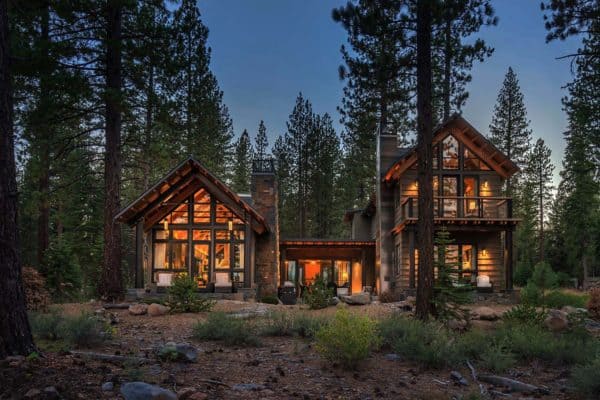 featured posts image for Rustic mountain house with a modern twist in Truckee, California