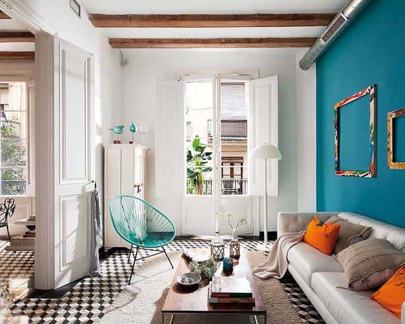 Retro-Modern Apartment-Egue y Seta-01-1 Kindesign