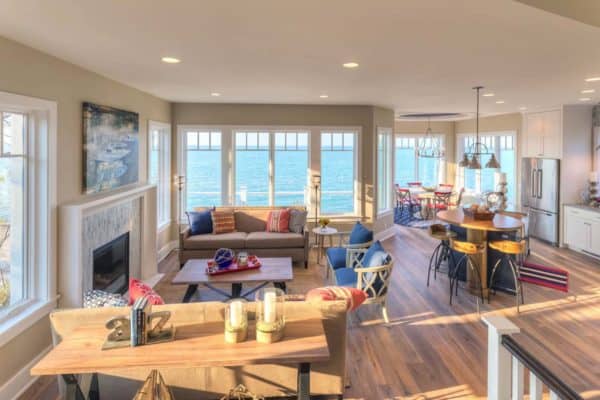 featured posts image for Refined beachfront retreat offers captivating views of Lake Michigan