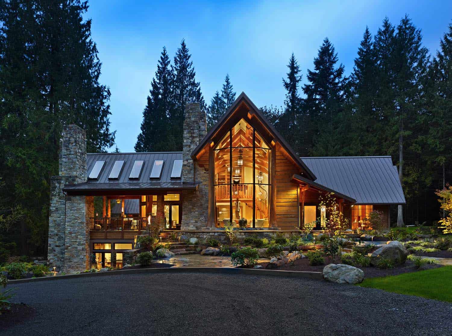 Rustic Contemporary Home-16-1 Kindesign