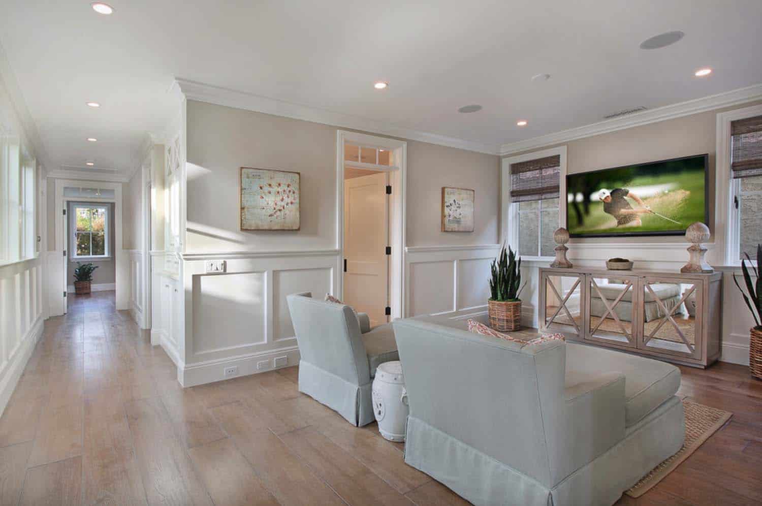 Beach Style Home-Living Room