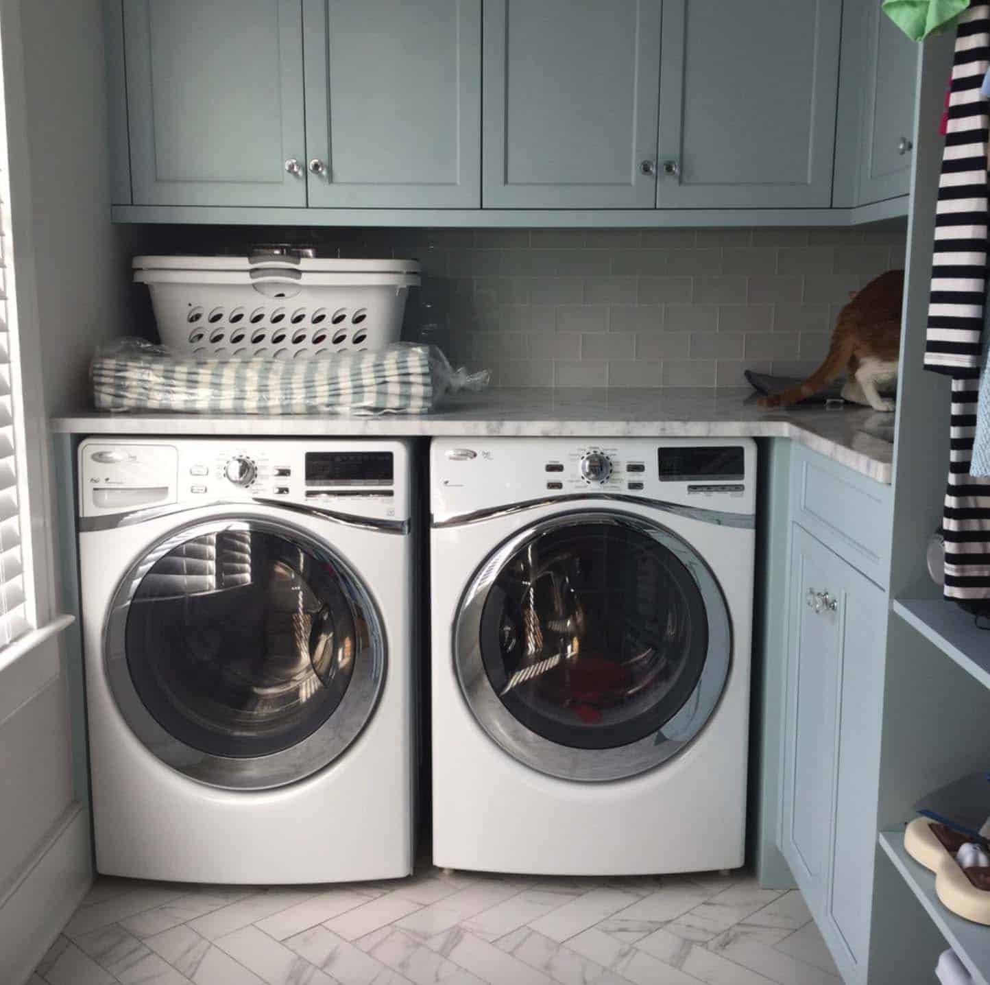 Coastal Style Laundry Room