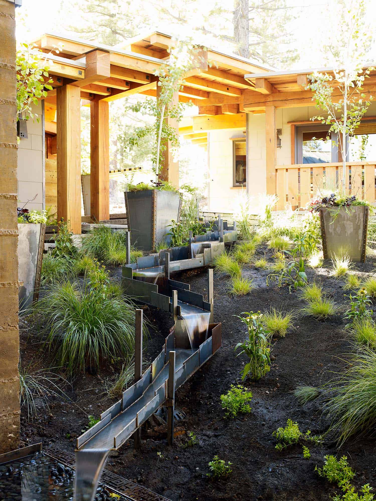 Outdoor Garden Fountain Idea