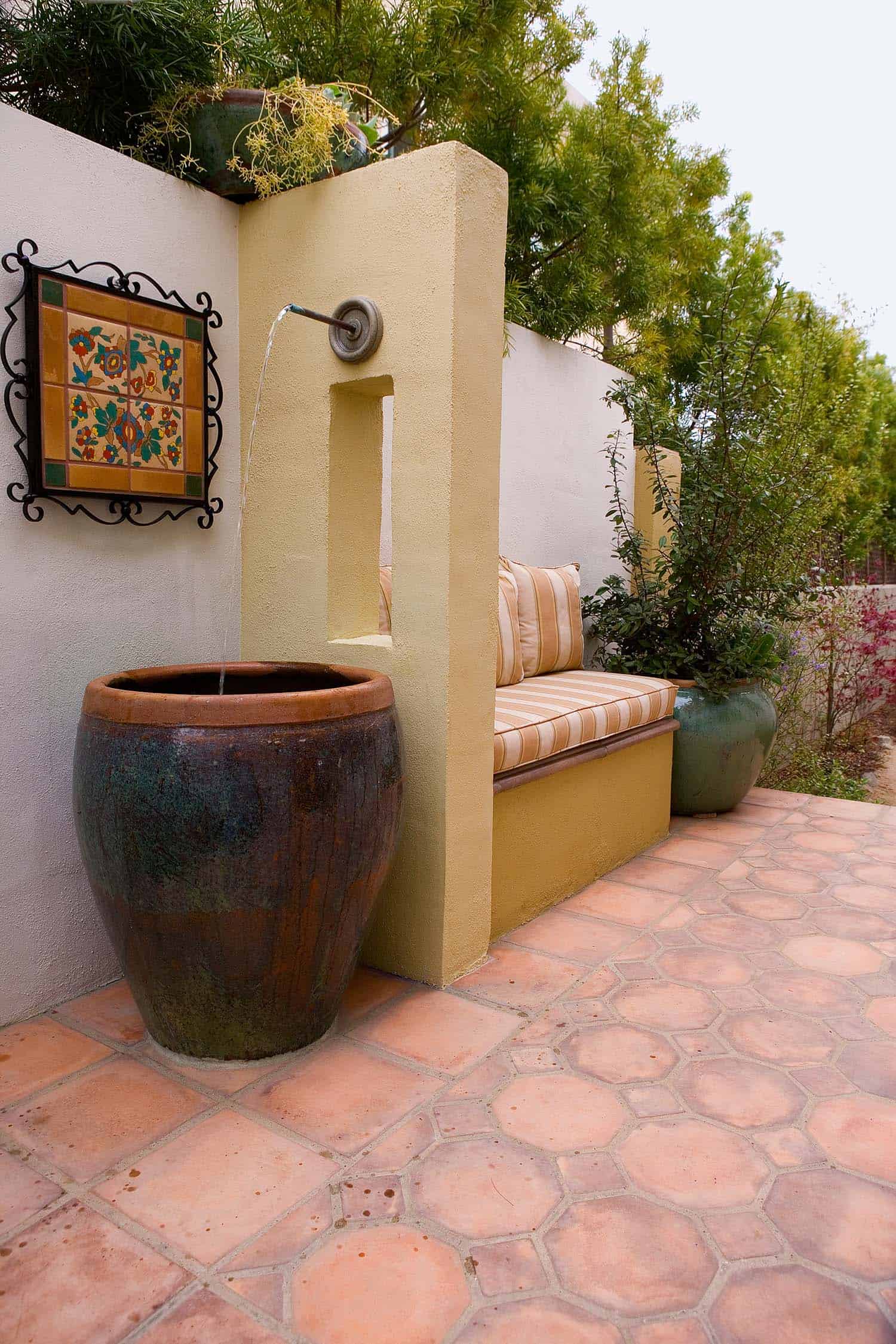 Outdoor Garden Fountain Idea