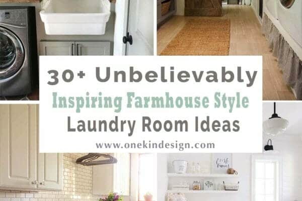 featured posts image for 30+ Unbelievably inspiring farmhouse style laundry room ideas