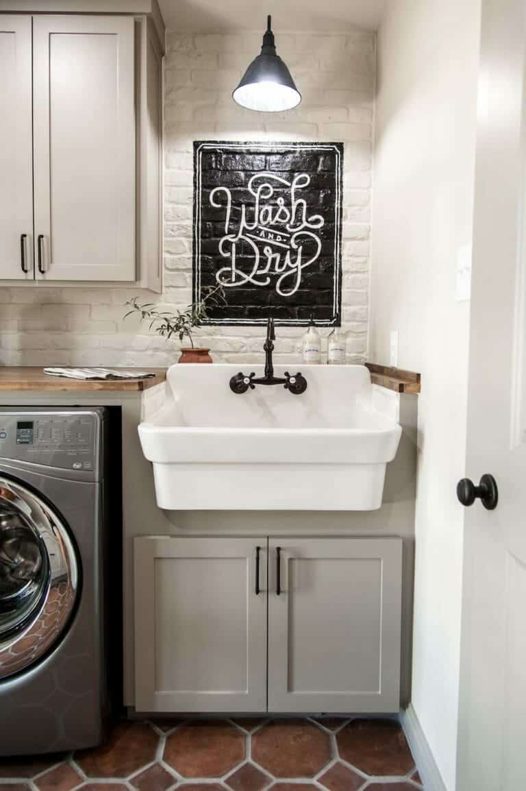 30+ Unbelievably inspiring farmhouse style laundry room ideas