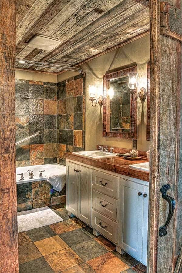 rustic-bathroom