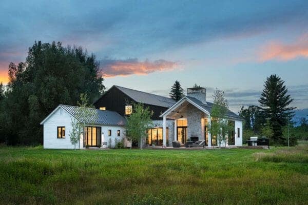 featured posts image for Modern farmhouse-inspired home with dramatic views of the Grand Tetons